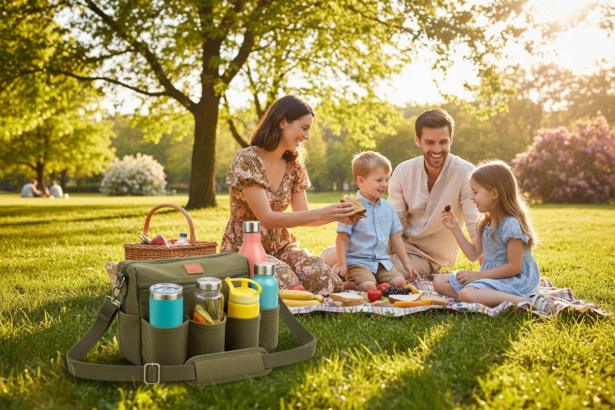 Banner familia picnic